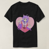 Anime Unicorn Girl Valentijnsdag Kawaii Love Hea T-shirt (Design voorkant)