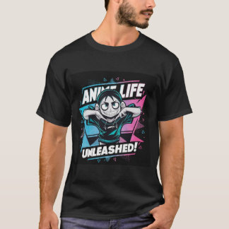 Anime Unleashed grafisch T-shirt