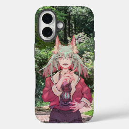 Anime v Tuber, VTuber, Forrest picture  iPhone 16 Hoesje