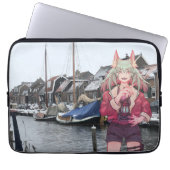 Anime, V Tuber, VTuber, Harbor. Laptop Sleeve (Voorkant)