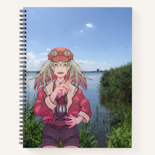 Anime, V Tuber, VTuber, lake Notitieboek