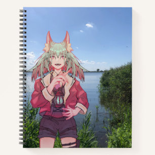 anime, V Tuber, VTuber, lake Notitieboek