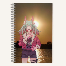 Anime, V Tuber VTuber sunset Notitieboek