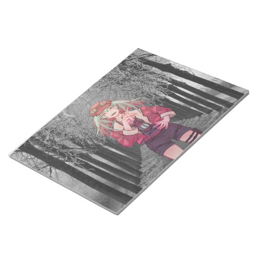 Anime, V Tuber, VTuber winter Notitieblok (Schuin)