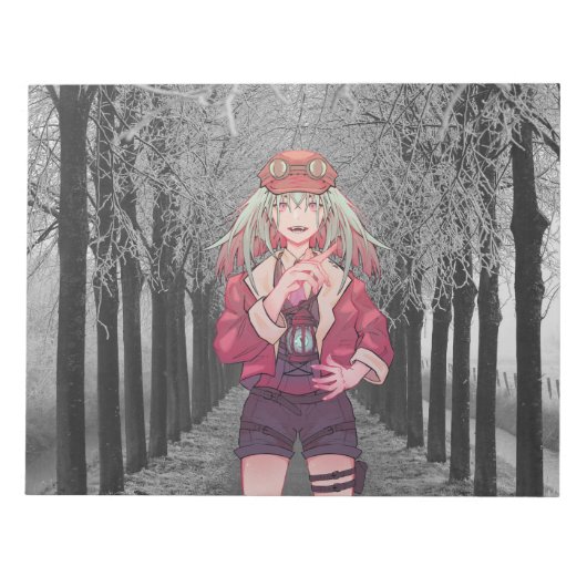 Anime, V Tuber, VTuber winter Notitieblok (Voorkant)