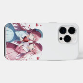 anime Valentijnsdag hart iPhone Hoesje (Achterkant horizontaal)