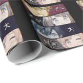 Anime Vaporwave esthetics Japans Otaku Cadeaupapier (Rol Hoek)