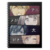 Anime Vaporwave esthetics Japans Otaku Notitieboek (Voorkant)