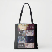 Anime Vaporwave esthetics Japans Otaku Tote Bag (Voorkant)