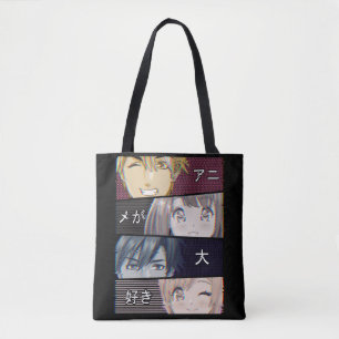 Anime Vaporwave esthetics Japans Otaku Tote Bag