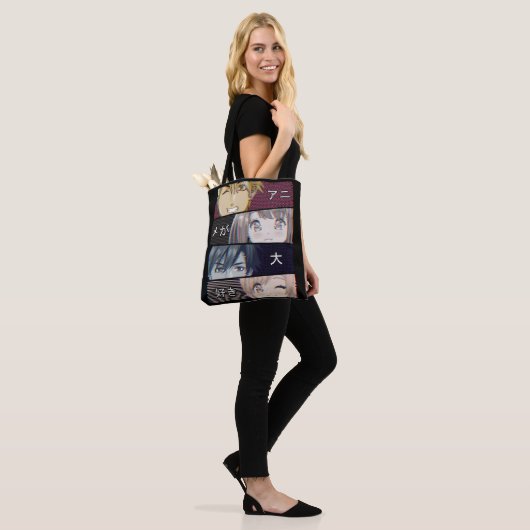 Anime Vaporwave esthetics Japans Otaku Tote Bag (Op model)