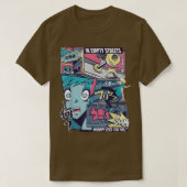 Anime Vaporwave Skater Cool Fun Retrowave 80s Cart T-shirt (Design voorkant)