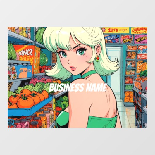 Anime-vensterfolie Raamsticker (Vel)