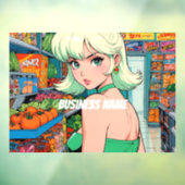 Anime-vensterfolie Raamsticker (Vel 3)