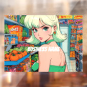Anime-vensterfolie Raamsticker (Vel 2)