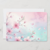 Anime Verjaardag Uitnodiging Japanse Anime Party (Achterkant)