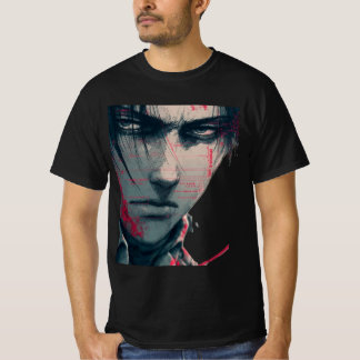 Anime Vibe Onlosgelaten – Streetwear Editie T-shirt