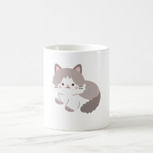 Anime Vibes Mok – Schattige & Cool Sticker-stijl