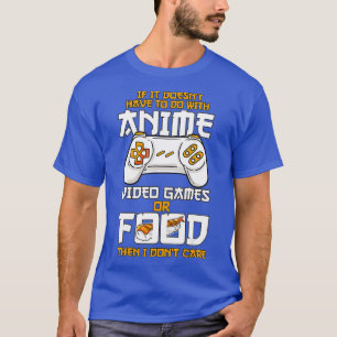 Anime Video Games Food Sushi Gaming Merch Otaku T-shirt
