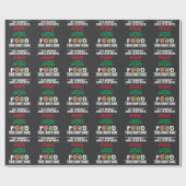 Anime Video Games of Food Funny Anime Cadeaupapier (Vlak)