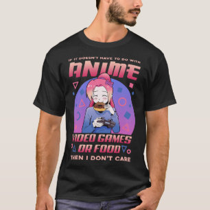 Anime Videogames Eten Donuts Kawaii Otaku Japan M T-shirt