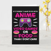 Anime Videogames Eten Manga Japan Leuk Kawaii Cade Kaart (Gele Bloem)