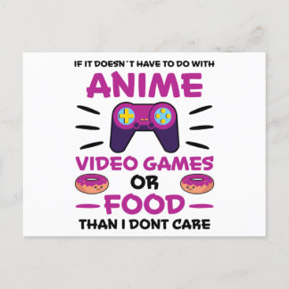 Anime Videogames Eten Manga Japan Pret Kawaii Cade Briefkaart