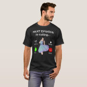 Anime Volgende episode roept T-shirt (Voorkant volledig)