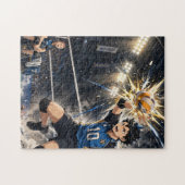 Anime Volleybal Smash Legpuzzel (Horizontaal)