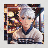  Anime voor anime liefhebbers Verjaardagsfeest Kaart (Voorkant / Achterkant)