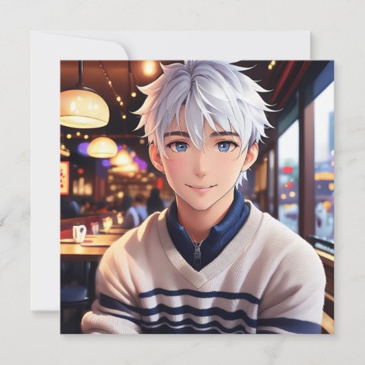  Anime voor anime liefhebbers Verjaardagsfeest Kaart (Voorkant)