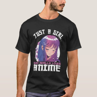 Anime voor N Gewoon een die van anime houdt T-shirt