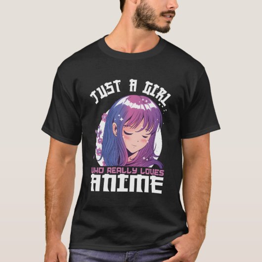 Anime voor N Gewoon een die van anime houdt T-shirt (Voorkant)