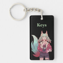 Anime, VTuber, keys Sleutelhanger
