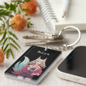 Anime, VTuber, keys Sleutelhanger (Voorkant Rechts)