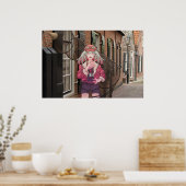 anime, VTuber, V Tuber Dutch town Poster (Keuken)