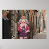 anime, VTuber, V Tuber Dutch town Poster (Voorkant)