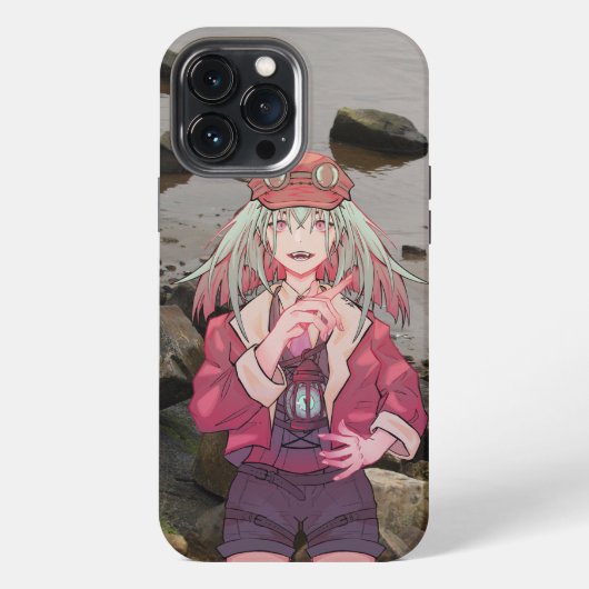 anime, VTuber, V Tuber, rocks iPhone Hoesje (Achterkant)