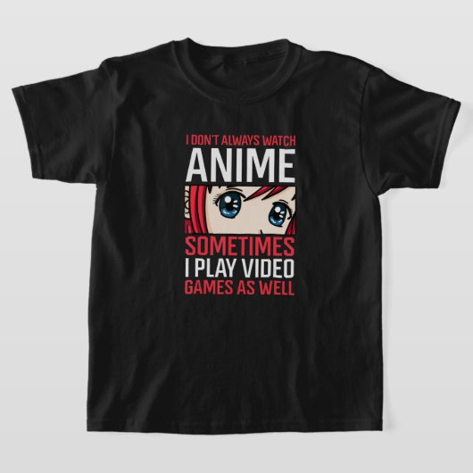 Anime Waifu Girl Eyes Video Games Gamer Gaming Quo T-shirt (Laagn)