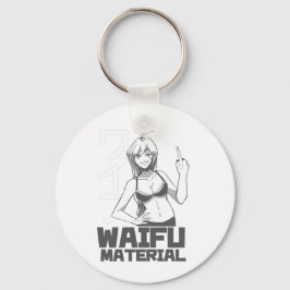 Anime Waifu Sleutelhanger