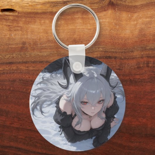 anime waifu sleutelhanger (Voorkant)