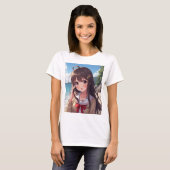 Anime waifu t-shirt (Voorkant volledig)
