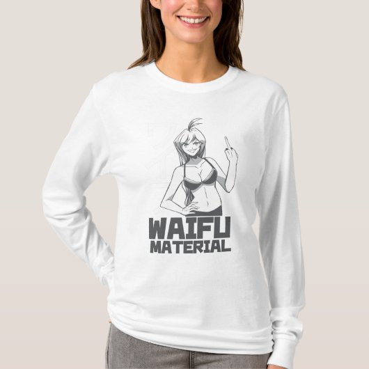 Anime Waifu T-shirt (Voorkant)