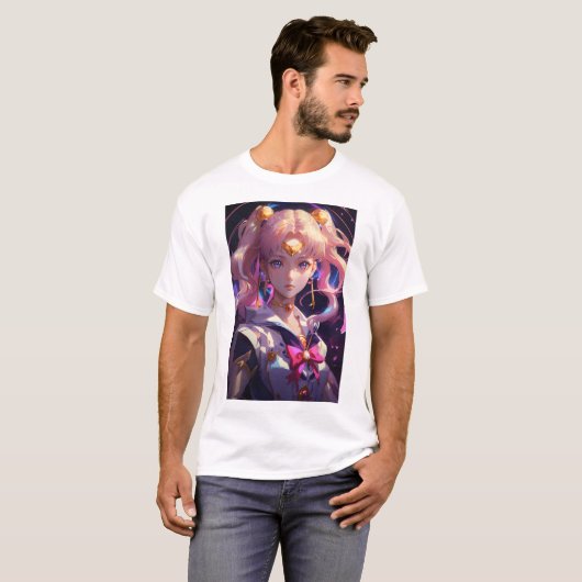 Anime waifu t-shirt (Voorkant volledig)