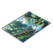 Anime Waldlandschafts Grafik Notitieboek (Linkerzijde)