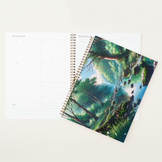 Anime Waldlandschafts Grafik Planner (Display)