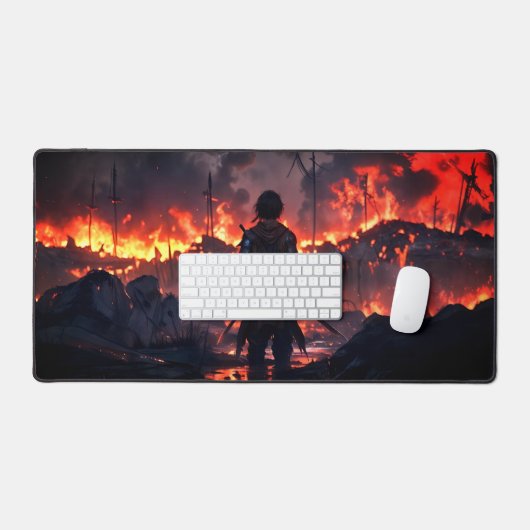 Anime warrior bureaumat (Keyboard & Muis)