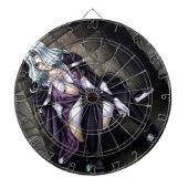 Anime Warrior Girl Dartbord (Voorkant)