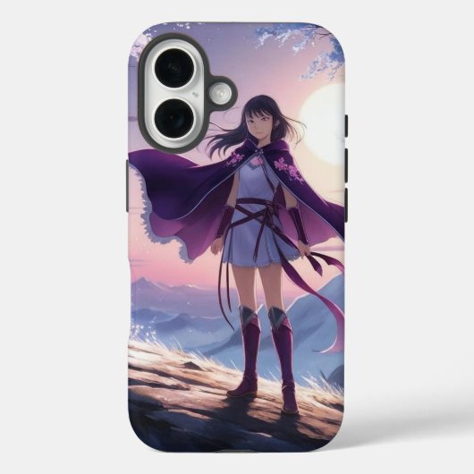 Anime Warrior Girl | Fantasy Spirit Fox telefoonho Case-Mate iPhone Case (Achterkant)