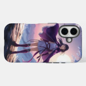 Anime Warrior Girl | Fantasy Spirit Fox telefoonho Case-Mate iPhone Case (Achterkant (horizontaal))